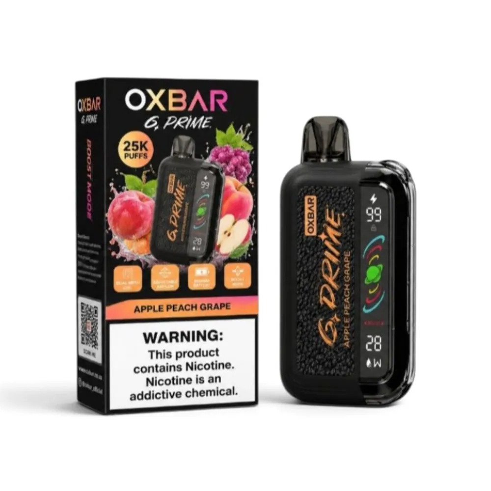 Oxbar Apple Peach Grape